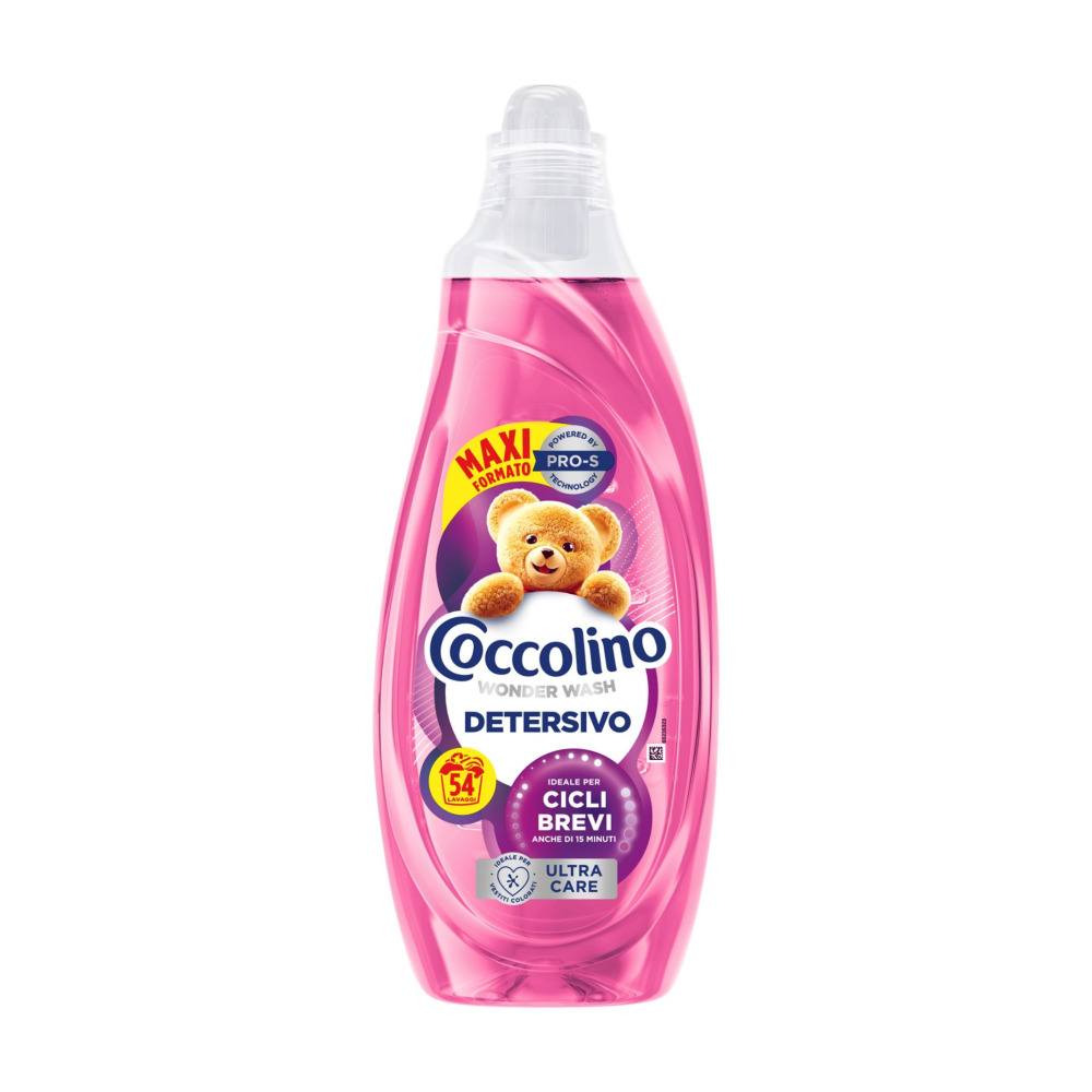 Гель для прання Coccolino для коротких циклів прання Ultra Care 54 прань 2,16 л