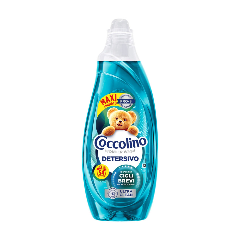 Гель для прання Coccolino для коротких циклів прання Ultra Clean 54 прань 2,16 л