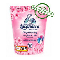 Капсули для прання Lavandera 4в1 Універсал Flores de Cerezo  36 шт