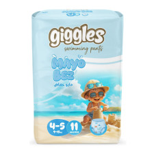 Підгузки трусики дитячі для плавання Giggles Swimming Pants 9–15 кг 11 шт.