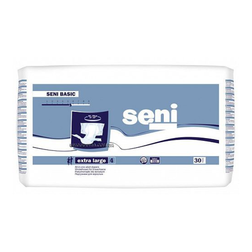 Підгузки для дорослих Seni Basic  Еxtra Large 130-170 см 30 шт