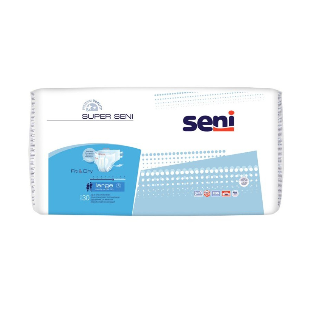 Підгузки для дорослих Super Seni  Large 100-150 см 30 шт