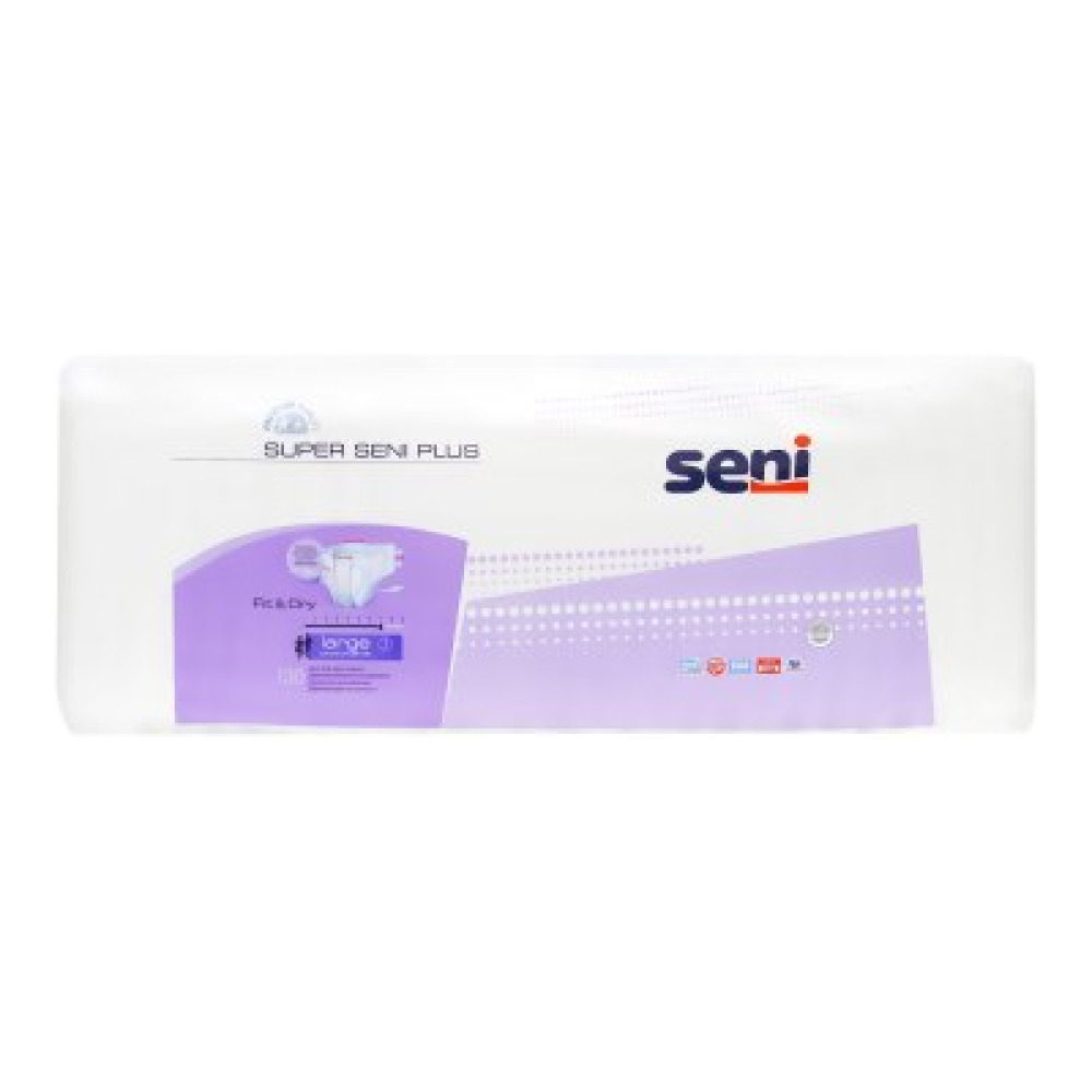 Підгузки для дорослих Super Seni Plus Large 100-150 см 30 шт