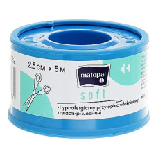Медичний пластир Matopat Soft 2.5 см * 5 м