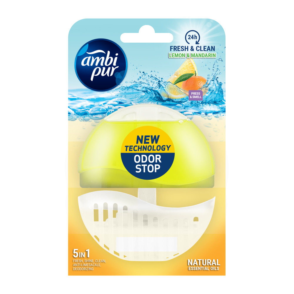 Підвіска блок в унітаз Ambi pur Lemon&Mandarin 55 мл