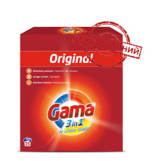 Пральний порошок Gama 3в1 Універсал 1625 гр 25 пр