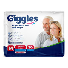 Підгузники для дорослих Giggles Medium 70-120 см 30 шт 9 крап.