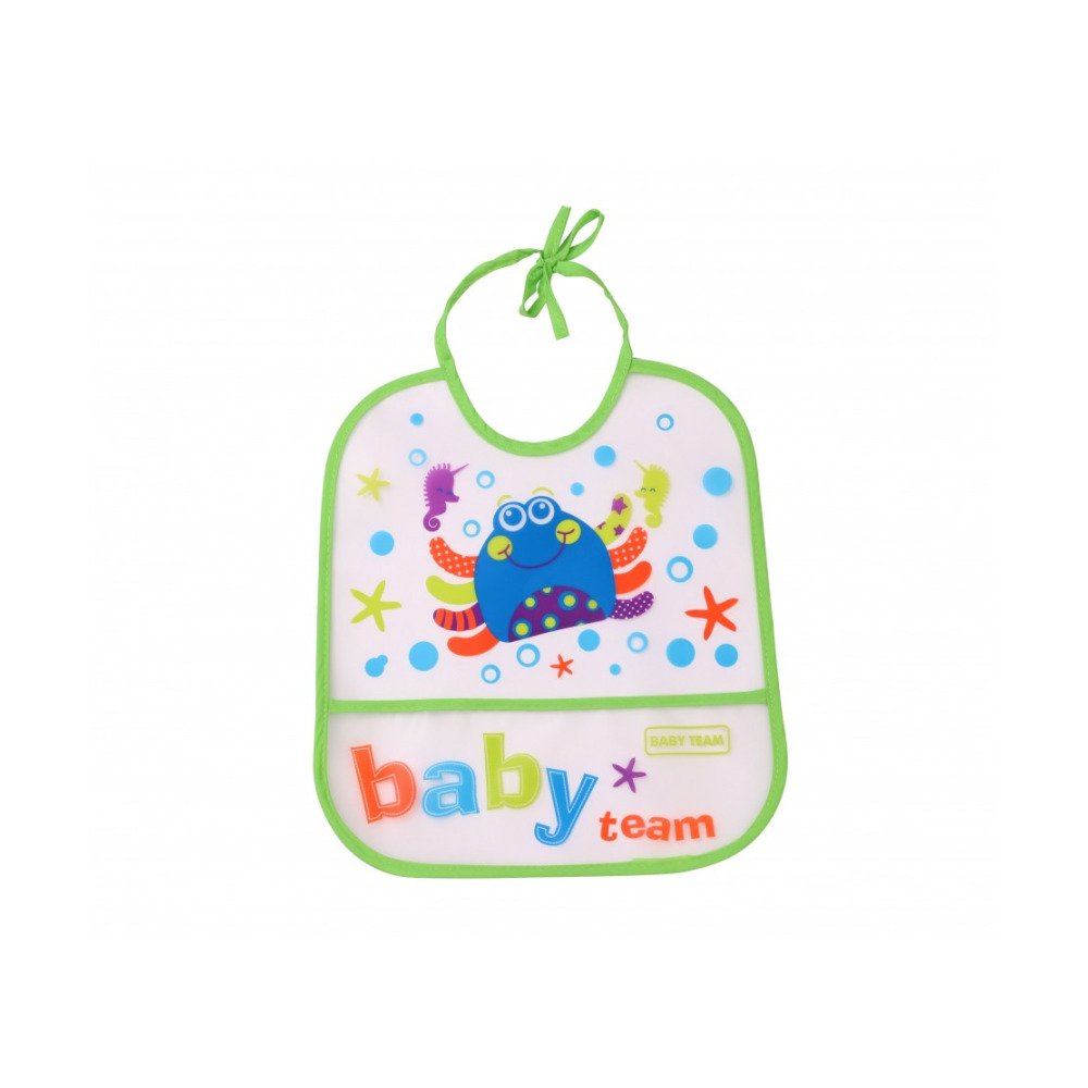 Нагрудник Baby team вологонепроникний від 6 місяців
