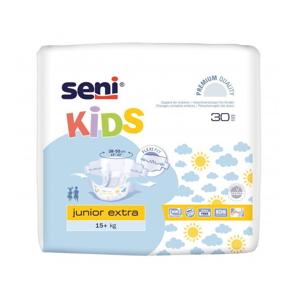 Підгузники для дітей Seni Kids junior extra 15-25 кг 30 шт