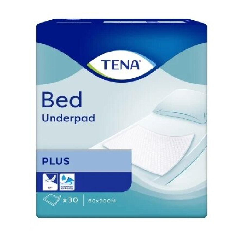 Пелюшки поглинаючі  Tena Bed Plus 60х90 см 30-шт.