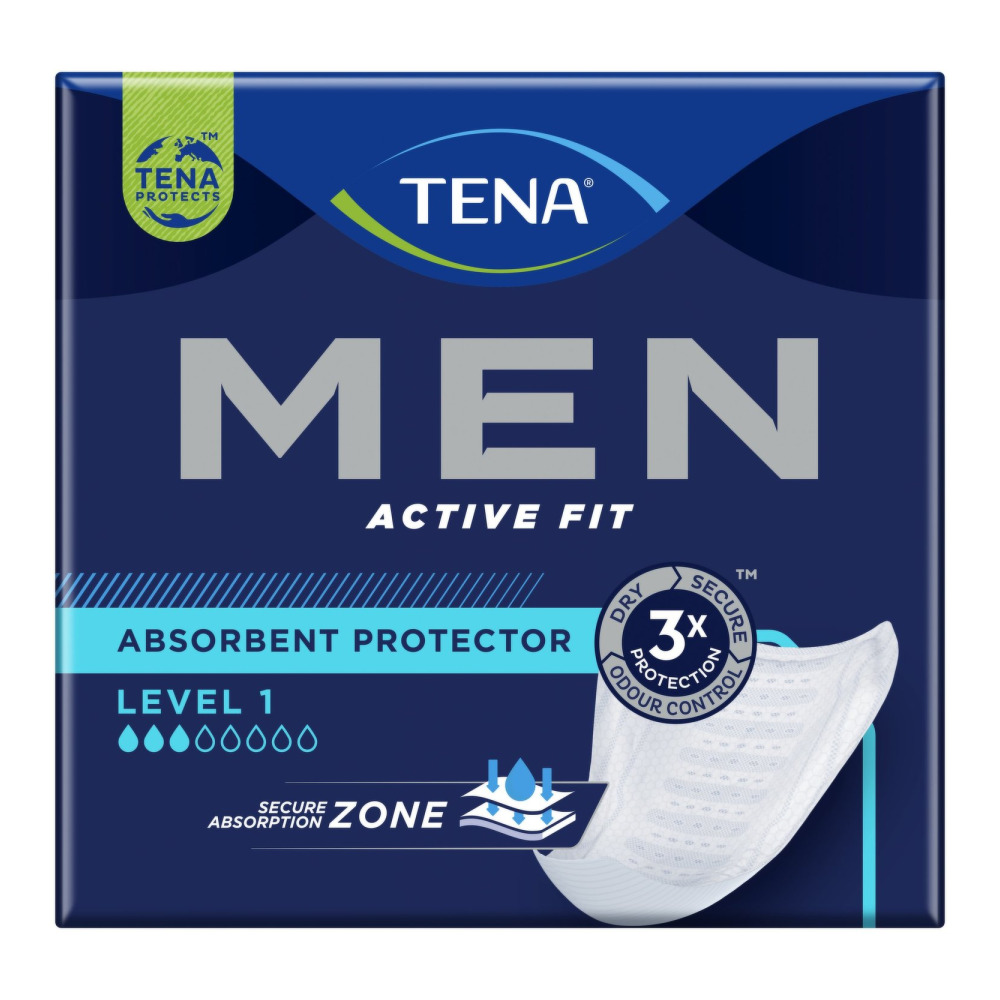 Прокладки урологічні для чоловіків Tena Man Active Fit Level 1 24 шт. 3 крап.