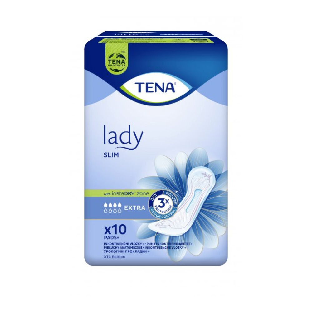 Прокладки урологічні  Tena Lady  Slim Extra 10 шт. 4 крап.