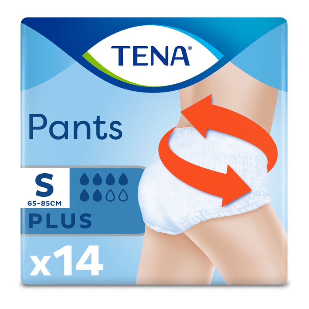 Підгузники труси для дорослих  Tena Pants  Plus Small 14 шт 65-85 см 6 крап.