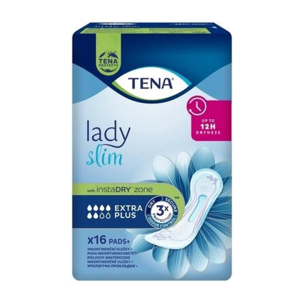 Прокладки урологічні  Tena Lady  Slim Extra Plus 16 шт. 6 крап.
