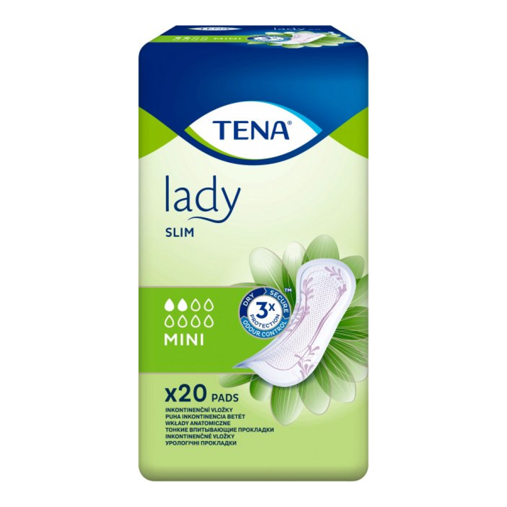Прокладки урологічні  Tena Lady  Slim  Mini 20 шт. 2 крап.