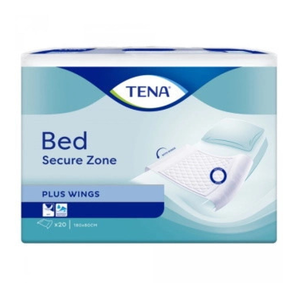 Пелюшки поглинаючі  Tena Bed Plus Wing SZone 180х80 см 20 шт