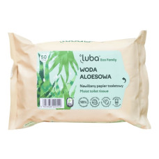 Вологий туалетний папір Luba ECO Family з Алое водою 50 шт.