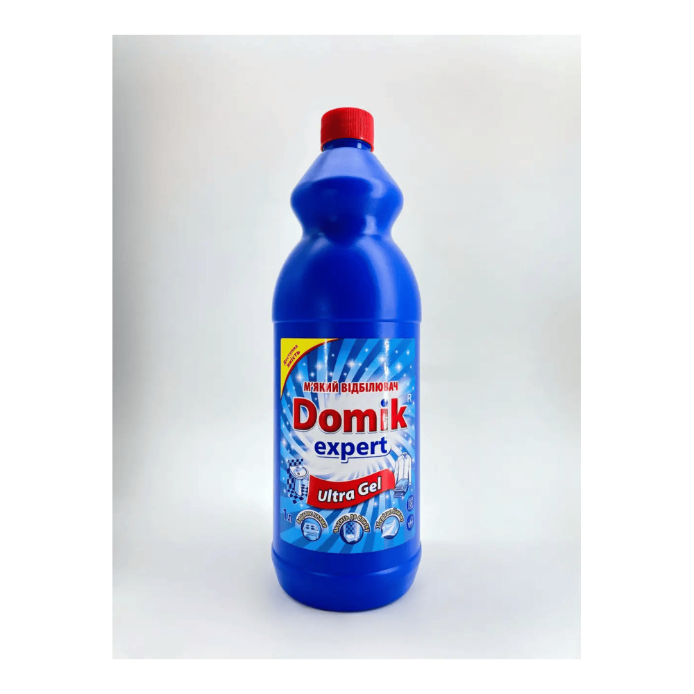 Відбілювач  м'який Domik Expert Ultra Gel 1000 мл