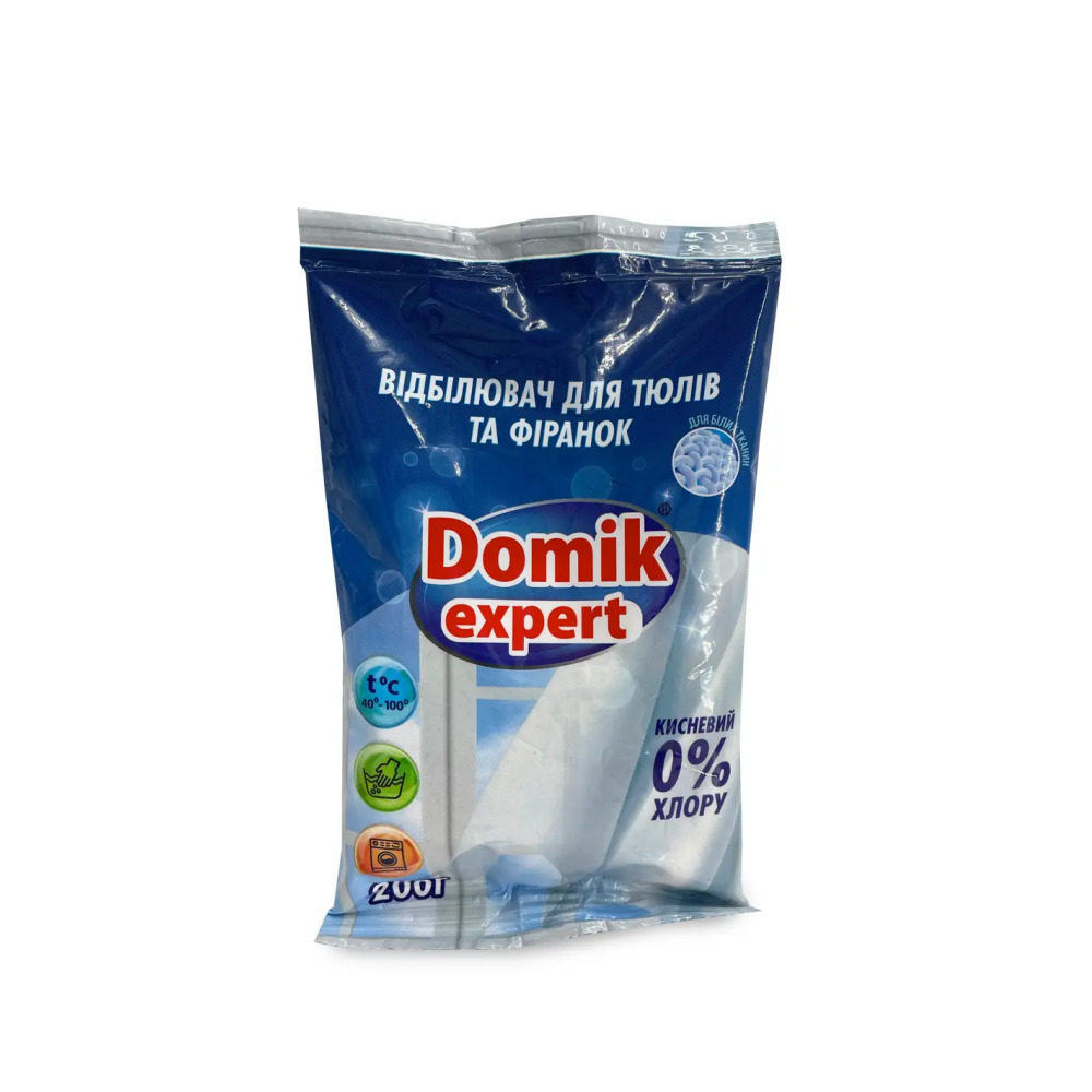 Відбілювач для Тюлей і Фіранок Domik Expert 200 гр