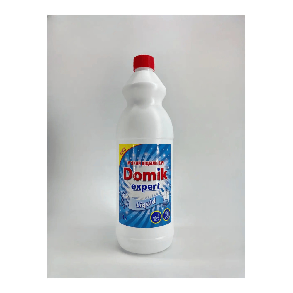 Відбілювач  м'який Domik Expert Liquid 1000 мл