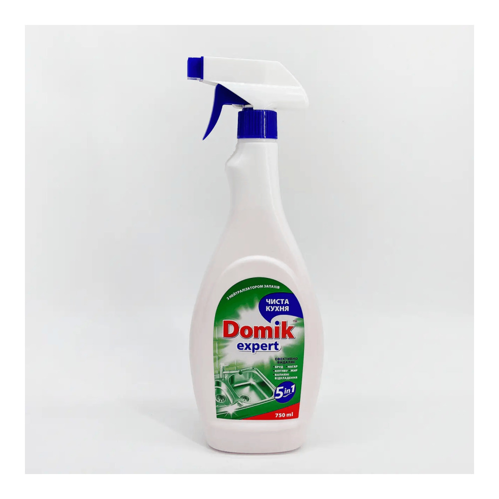 Засіб для догляду за кухнею Чиста кухня Domik Expert 5 в 1 750мл