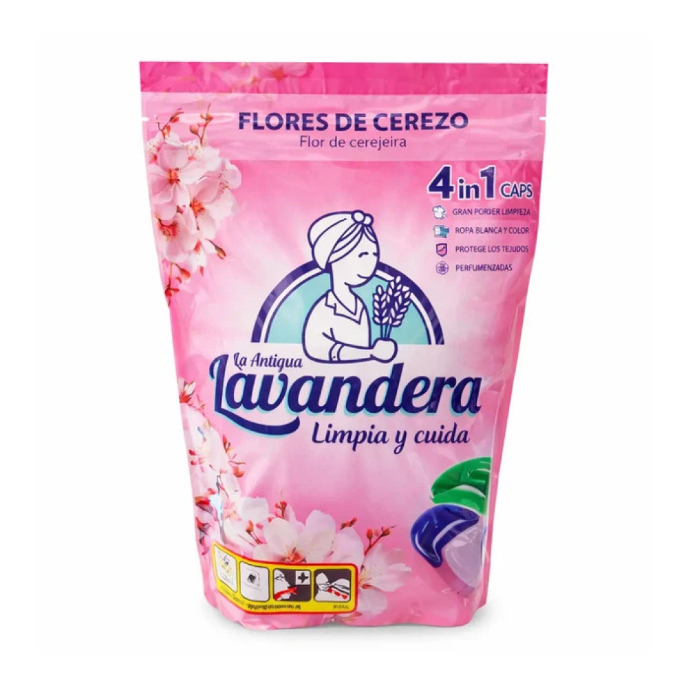 Капсули для прання Lavandera 4в1 Універсал Flores de Cerezo Цвітіння вишні 46 шт