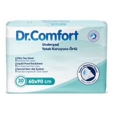 Пелюшки поглинаючі  Dr Comfort 90х60 см 30 шт