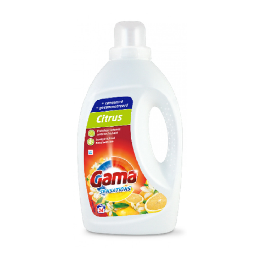 Гель для прання Gama Citrus Універсал з ароматом цитруса 1200 мл 24 пр