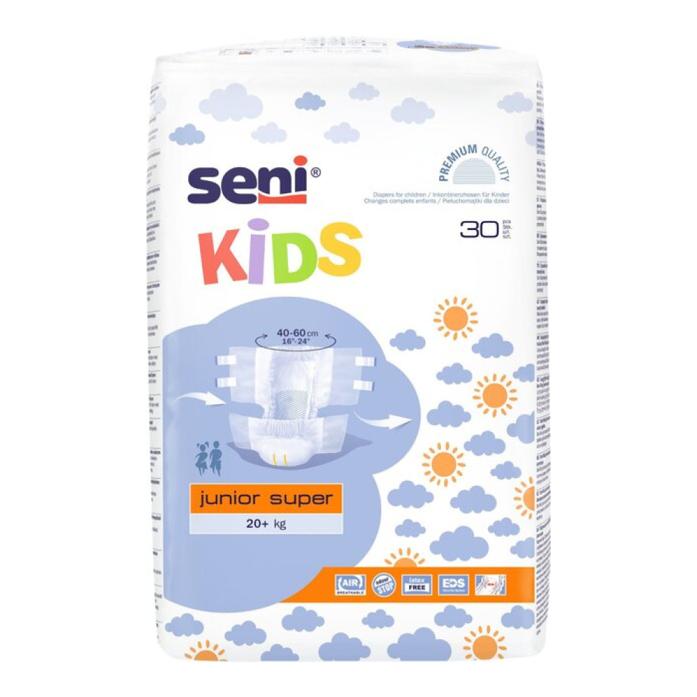 Підгузники для дітей Seni Kids junior super 20-30 кг 30 шт