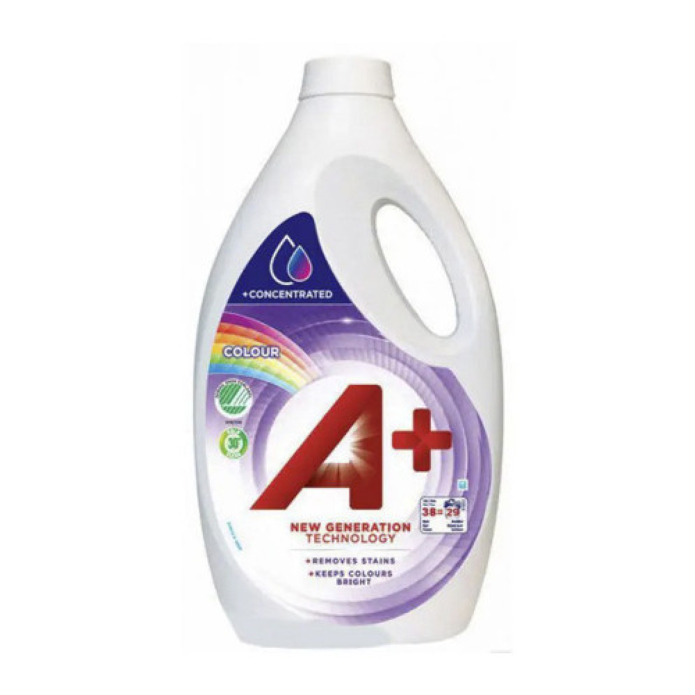 Гель для прання A+ Color для кольорової білизни 1520 мл 38 пр