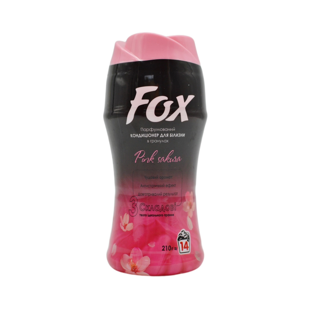 Кондиціонер для білизни в гранулах FOX парфумований Pink Sakura 210 г 14 пр.