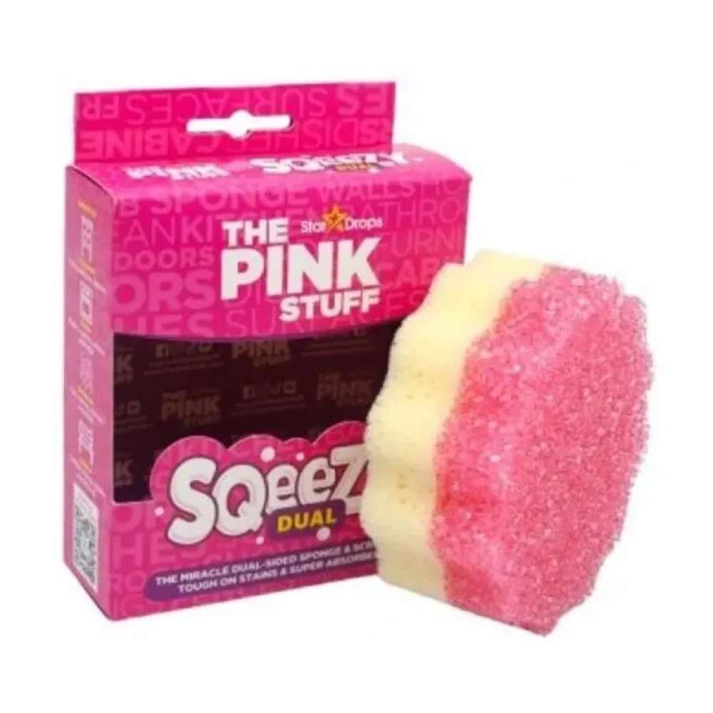 Губка Pink Stuff для чищення універсальна двостороння 1 шт