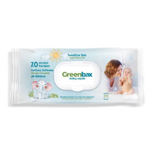 Вологі серветки Greenbox Дитячі з клапоном 120 шт