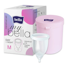 Менструальна чаша my Bella та контейнер для зберігання та чищення Medium 1 шт