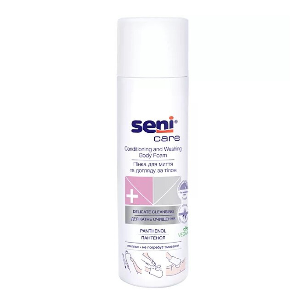 Пінка для миття та догляду за тілом Seni Care 500 мл