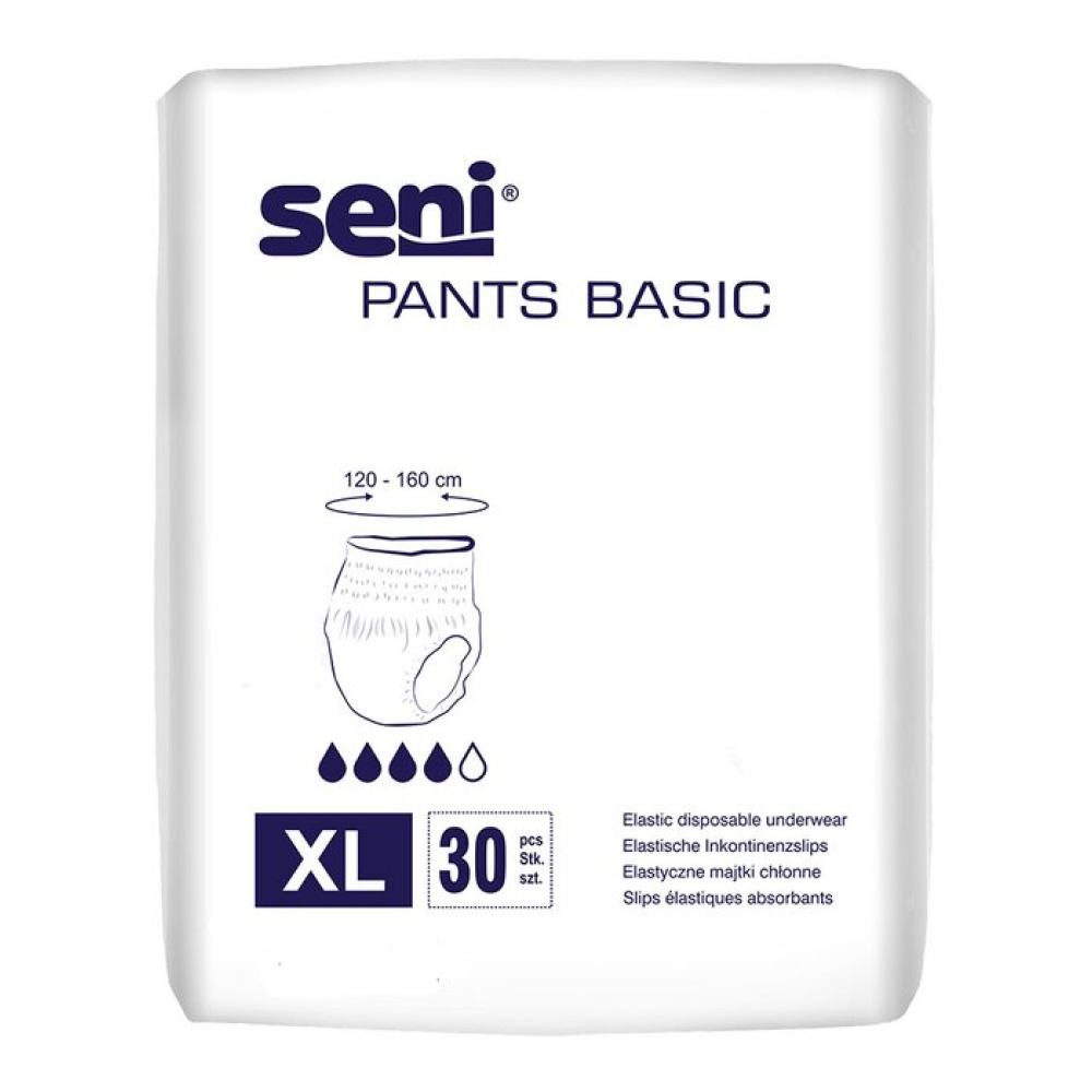 Підгузники Труси для дорослих Seni Pants Basic Extra Large 30 шт