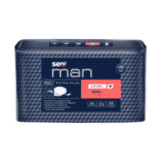 Прокладки урологічні для чоловіків Seni Man Extra Plus Level 4 15 шт