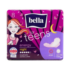 Гігієнічні прокладки Bella for Teens Energy night 8 шт