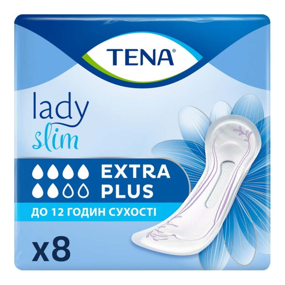 Прокладки урологічні  Tena Lady  Slim Extra Plus 8 шт. 6 крап.