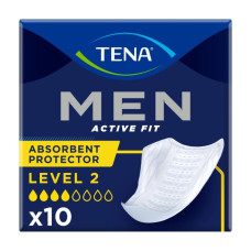 Прокладки урологічні для чоловіків Tena Man Active Fit Level 2 10 шт. 4 крап.