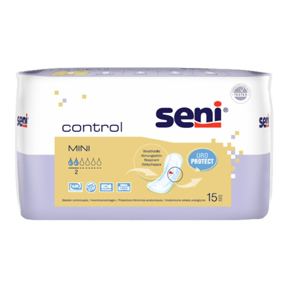 Прокладки урологічні Seni Control mini 15 шт. 2 крап.