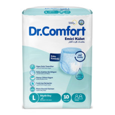 Підгузники труси для дорослих  Dr Comfort Large 100-150 см 10 шт