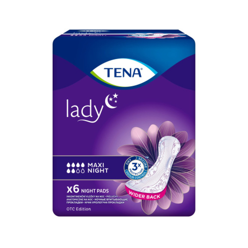 Прокладки урологічні  Tena Lady Maxi Night 6 шт. 8 крап.