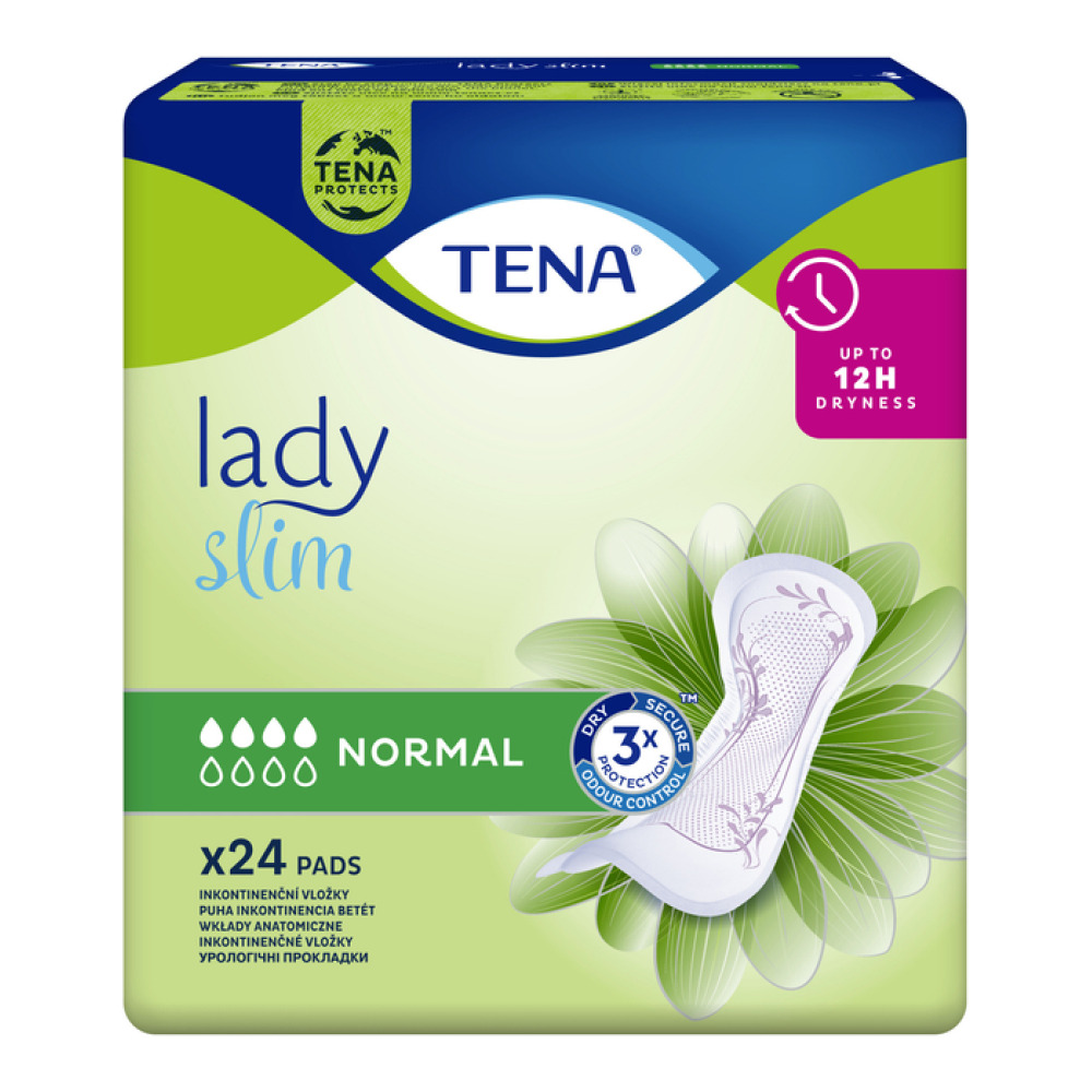 Прокладки урологічні  Tena Lady  Slim  Normal 24 шт. 4 крап.