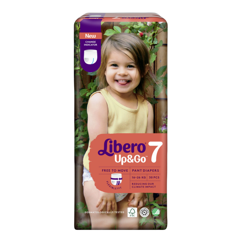Підгузки трусики для дітей Up&Go 7 XL Plus (16-26 кг) 30 шт.
