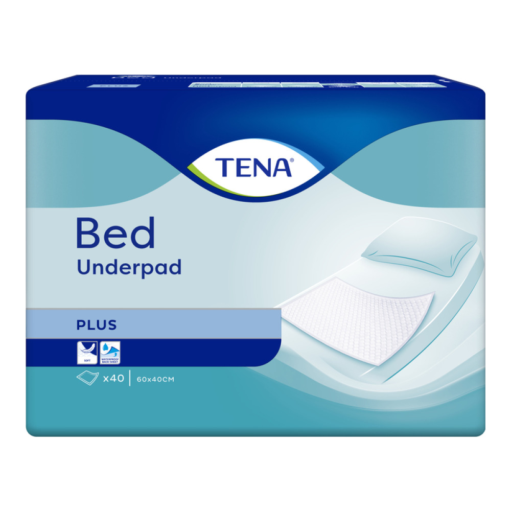 Пелюшки поглинаючі  Tena Bed Plus 60х40 см 40-шт