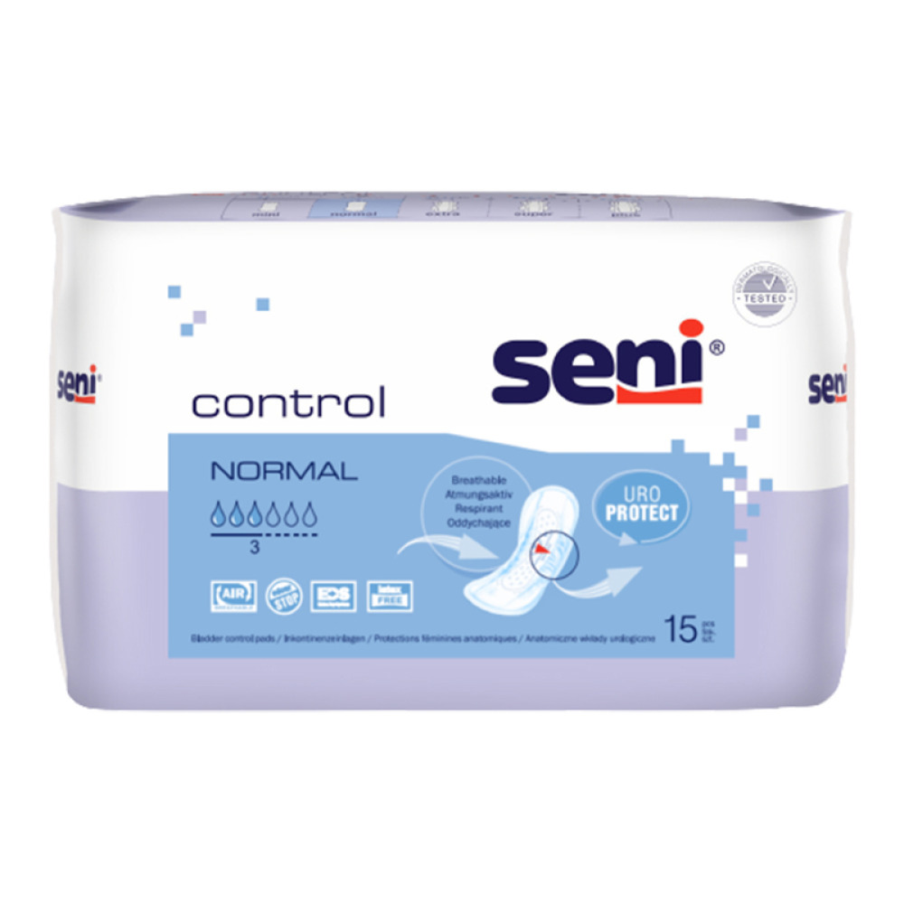 Прокладки урологічні Seni Control Normal 15 шт. 3 крап