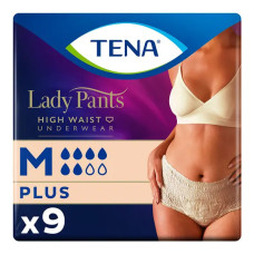 Урологічні труси для дорослих  Tena Lady Pants Plus Medium для жінок 9 шт