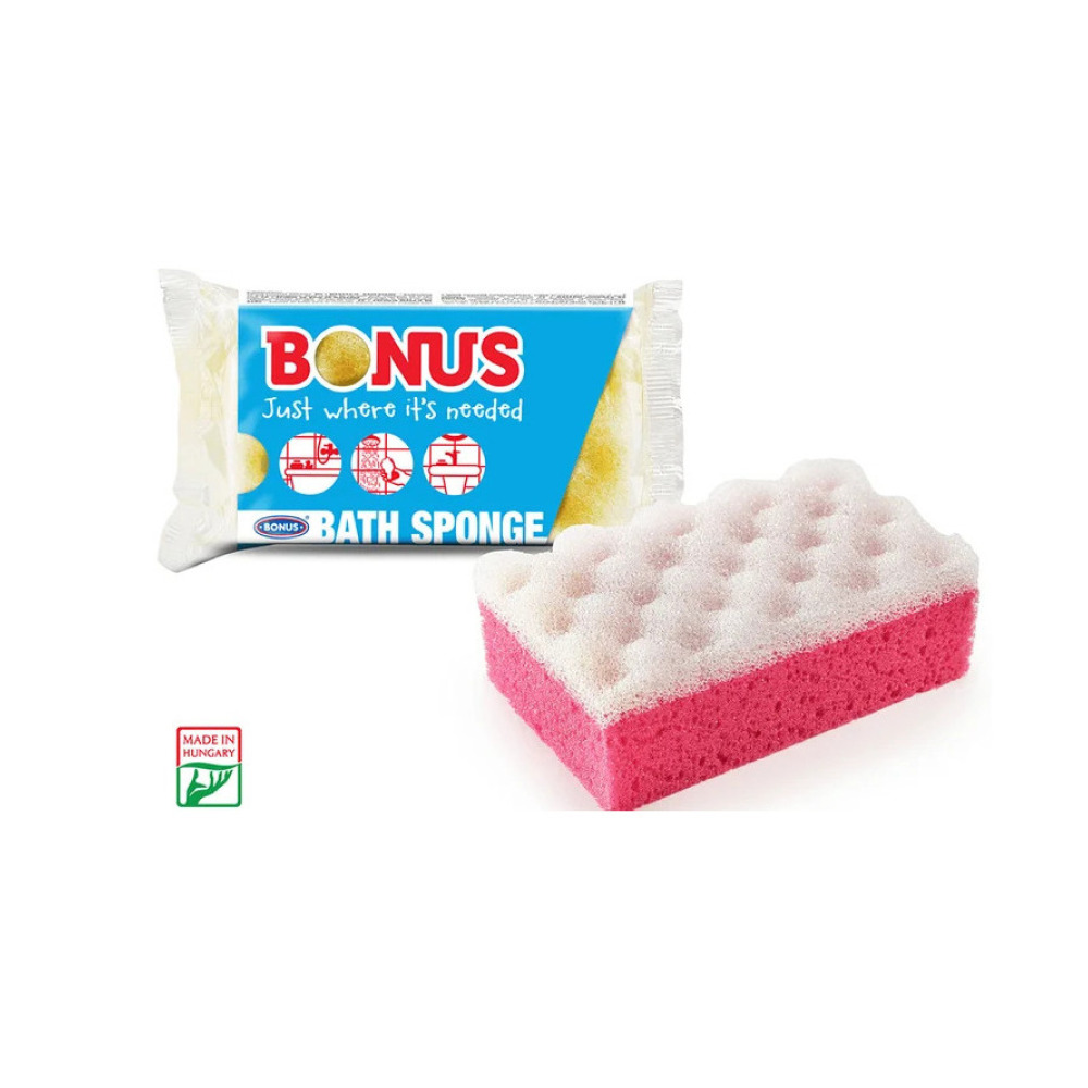 Мочалка BONUS Massage bath sponge банна масажна 1шт.