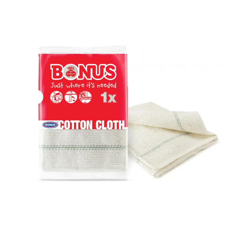 Ганчірка BONUS Cotton cloth для миття підлоги бавовна 60*50 см. 1шт.